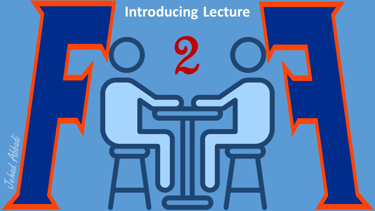 Introduction Lecture